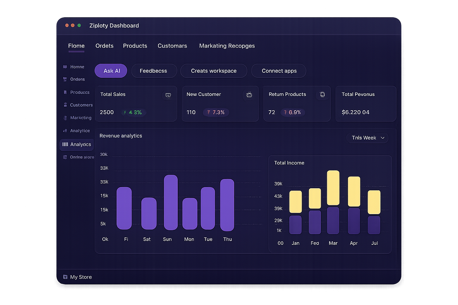 Ziplofy Dashboard